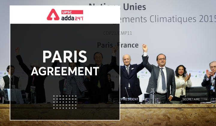 Paris agreement for climate change