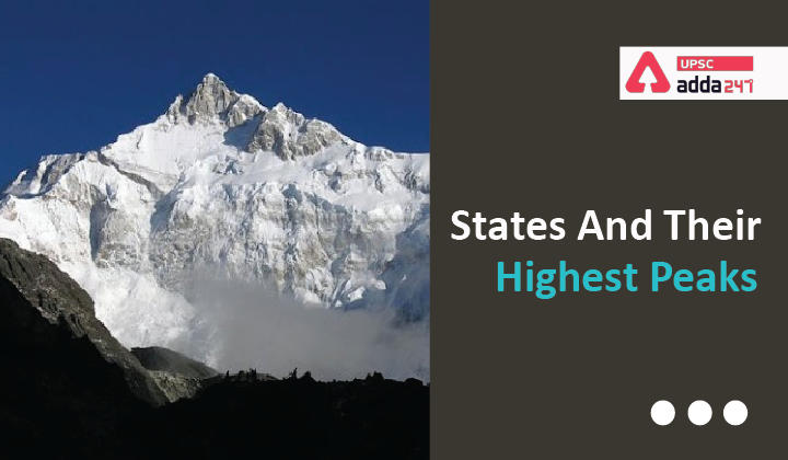 Highest Peak of India: Names of States where Highest Peaks are Located_20.1