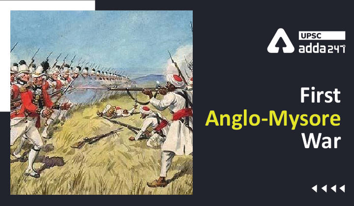 First Anglo-Mysore War UPSC
