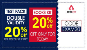 Flat 20% Off on Test Series & Books Kit | Last Day | Use Code: EXAM20