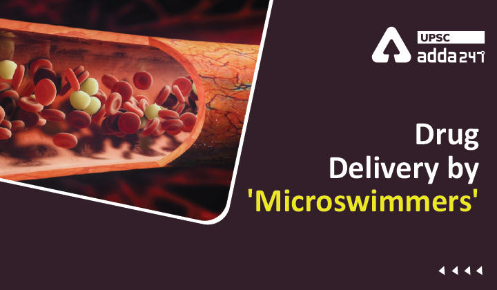 Drug Delivery by 'Microswimmers'
