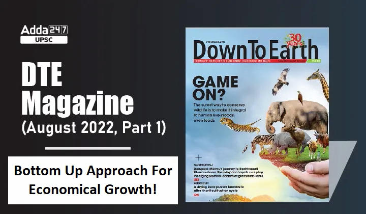 Analysis Of DTE Magazine: Bottom Up Approach For Economical Growth!