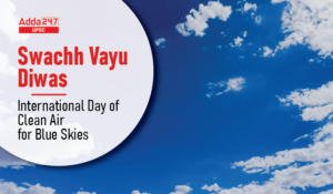 Swachh Vayu Diwas- International Day of Clean Air for Blue Skies