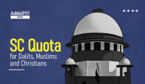 SC quota for Dalit Muslims and Christians
