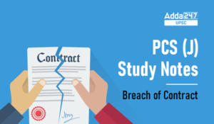 Breach of Contract PCS Judiciary Study Notes