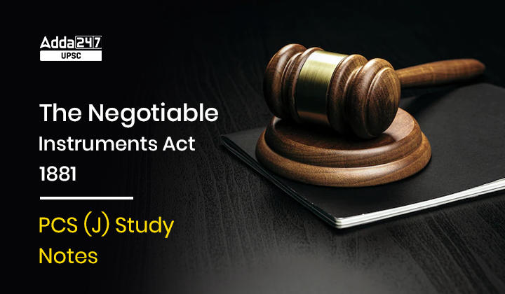 The Negotiable Instruments Act 1881