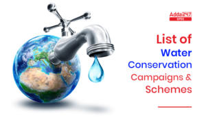 List of Water Conservation Campaigns and Schemes