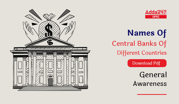 Names Of Central Banks Of Different Countries Download Pdf General Awareness