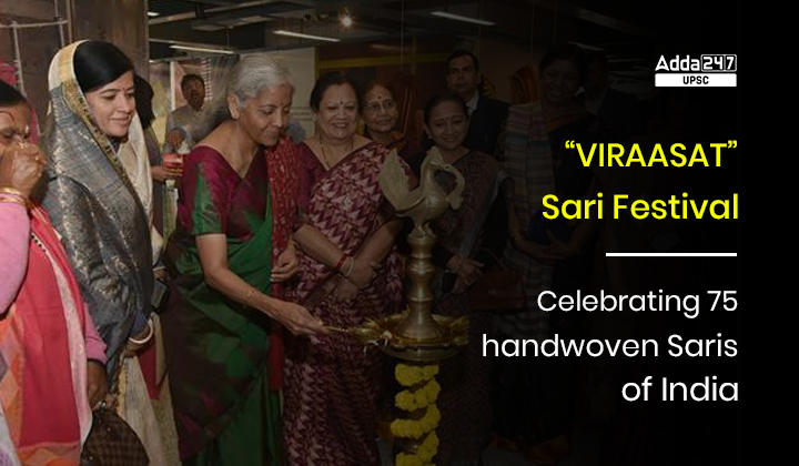 “VIRAASAT” Sari Festival- Celebrating 75 handwoven Saris of India