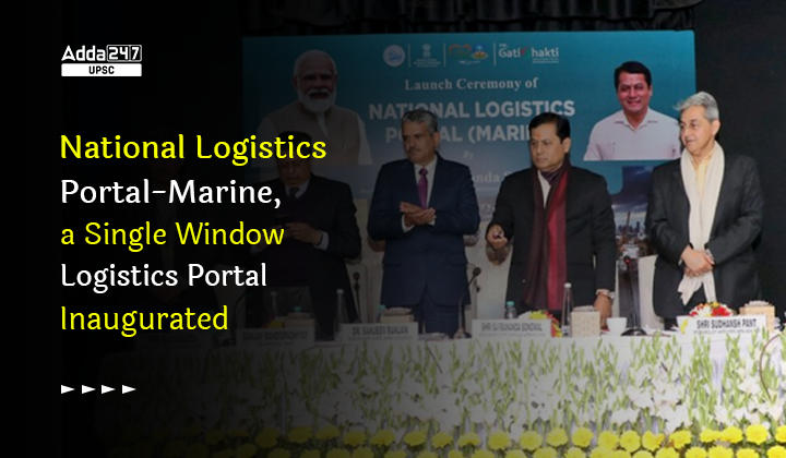 National Logistics Portal-Marine, a Single Window Logistics Portal Inaugurated
