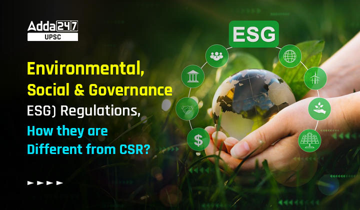 Environmental, Social and Governance (ESG) Regulations, How they are Different from CSR