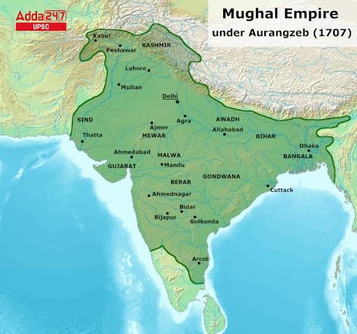 Mughal Empire Map 