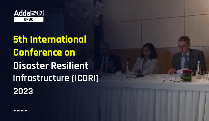 5th International Conference on Disaster Resilient Infrastructure (ICDRI) 2023