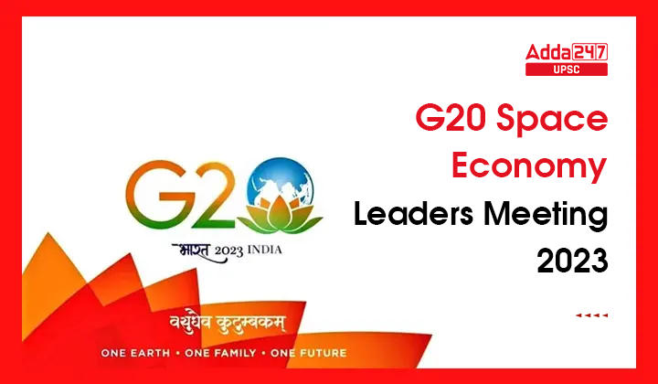 G20 Space Economy Leaders Meeting 2023