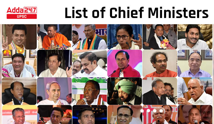 List of Chief Minister in India