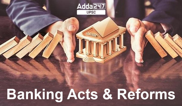 Important banking sector acts and reforms in india