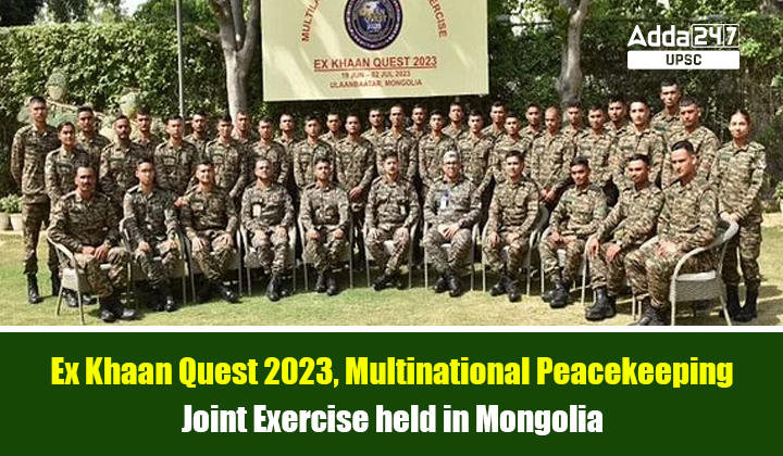 Ex Khaan Quest 2023, Multinational Peacekeeping Joint Exercise held in Mongolia