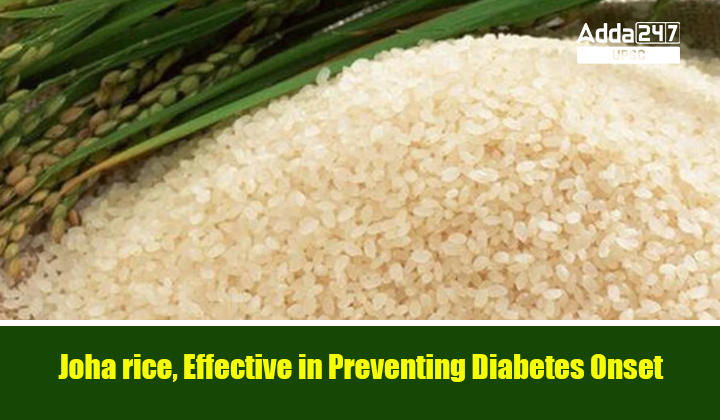 Joha rice, Effective in Preventing Diabetes Onset