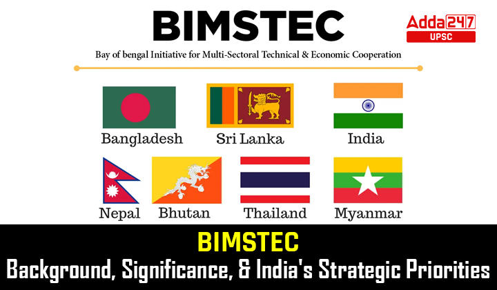 BIMSTEC: Background, Significance, and India's Strategic Priorities
