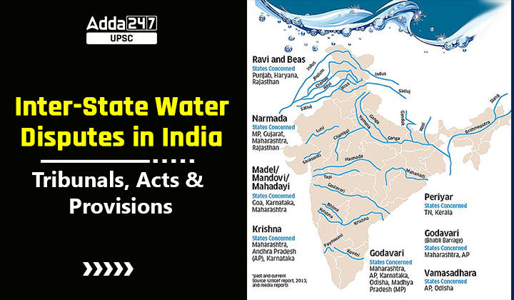 Inter state water disputes