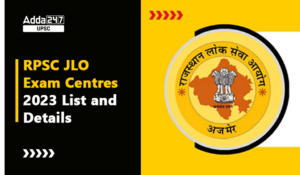 RPSC JLO Exam centres