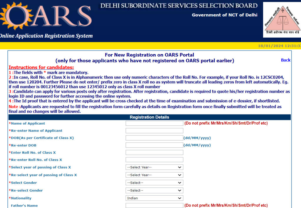 DSSSB JJA PA Application Form 2024, Direct Link to Apply Online_3.1