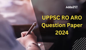 UPPSC RO ARO Previous Year Question Paper Download PDF