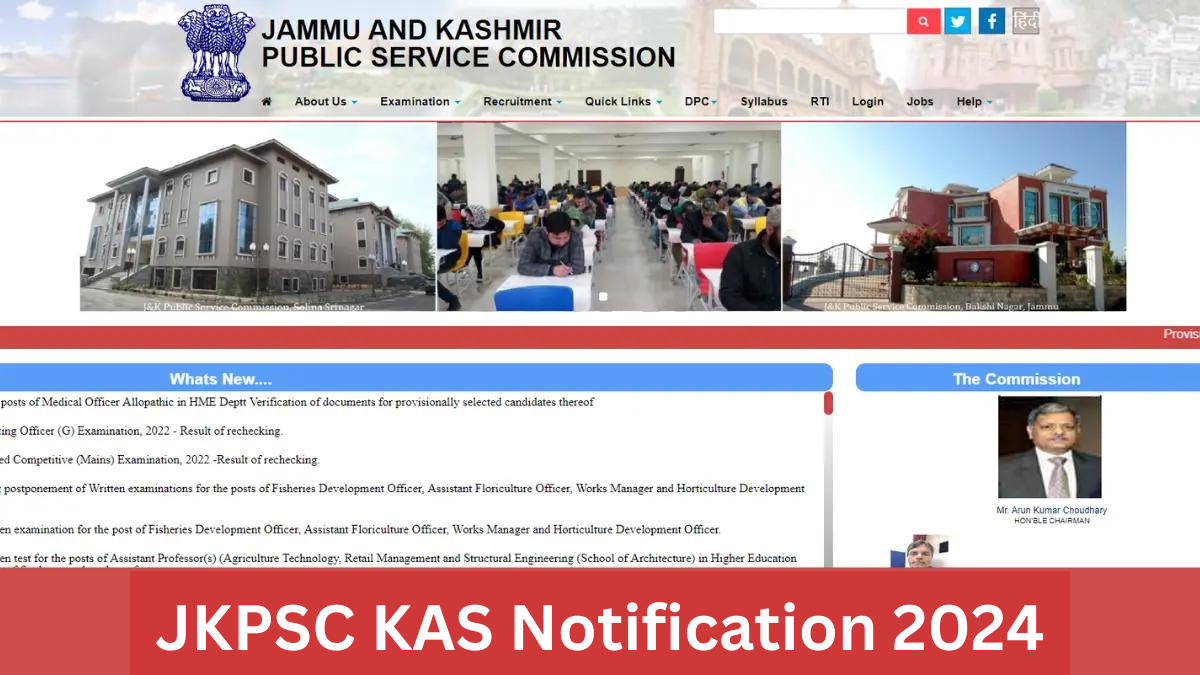 JKPSC KAS Notification