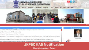 JKPSC KAS Notification