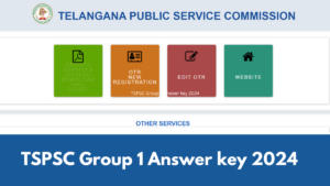 TSPSC Group 1 Answer key 2024