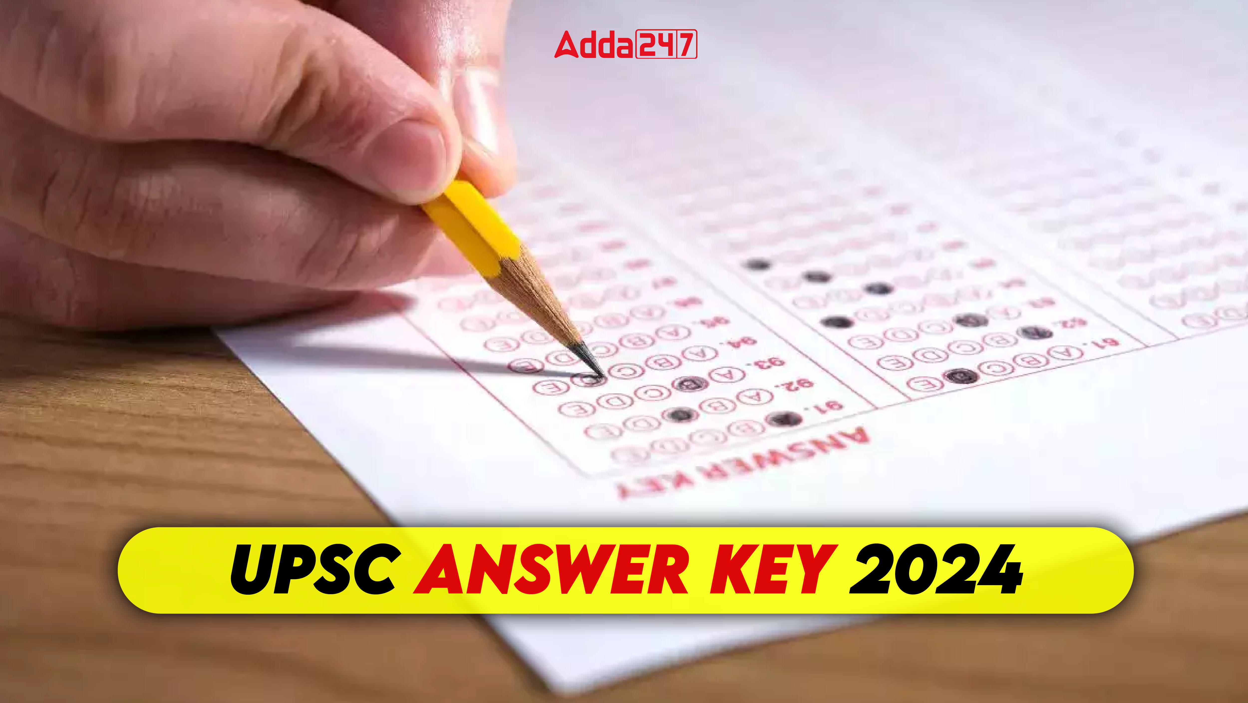 UPSC Answer Key 2024