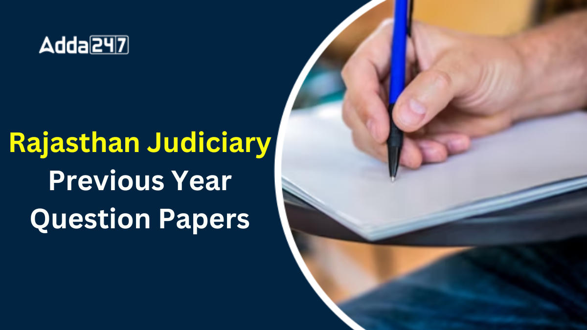 Rajasthan Judiciary Previous Year Question Papers