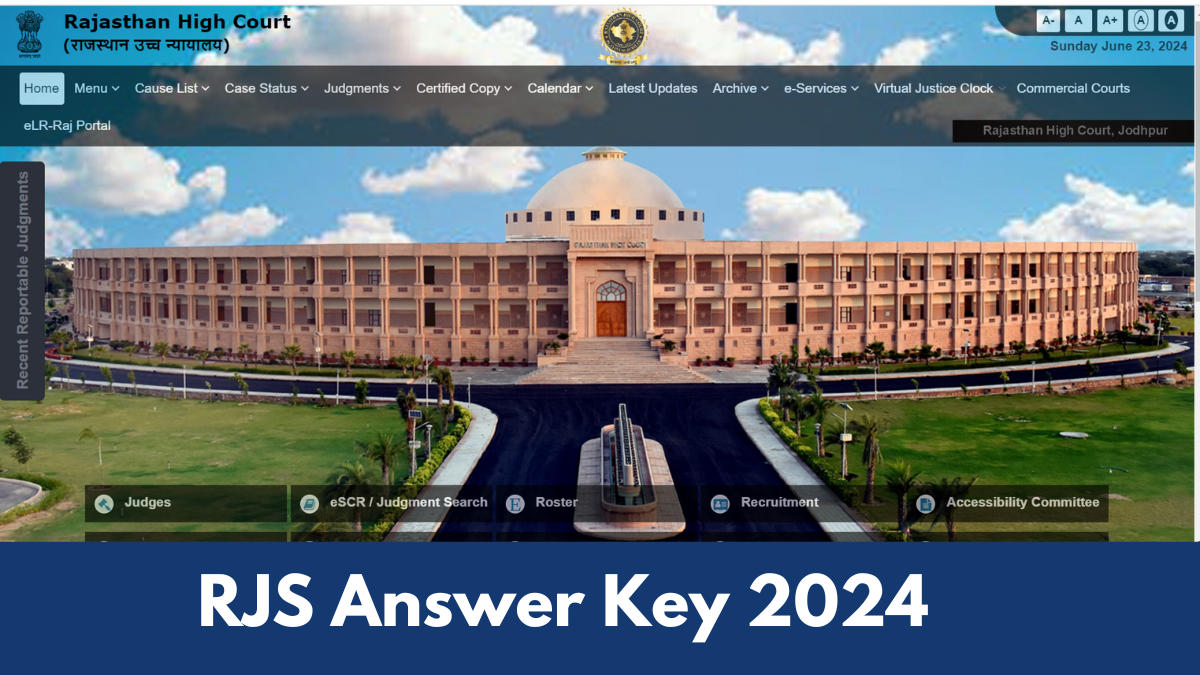 RJS Answer Key 2024