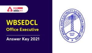 WBSEDCL Office Executive Answer Key 2021