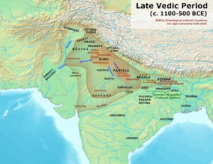 Later Vedic Period Map