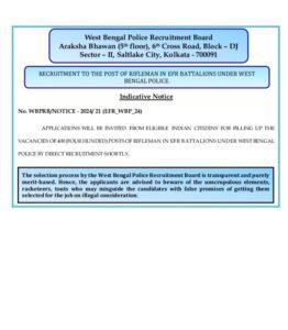WBP Rifleman Recruitment 2024, Notification Out For 400 Vacancies_3.1