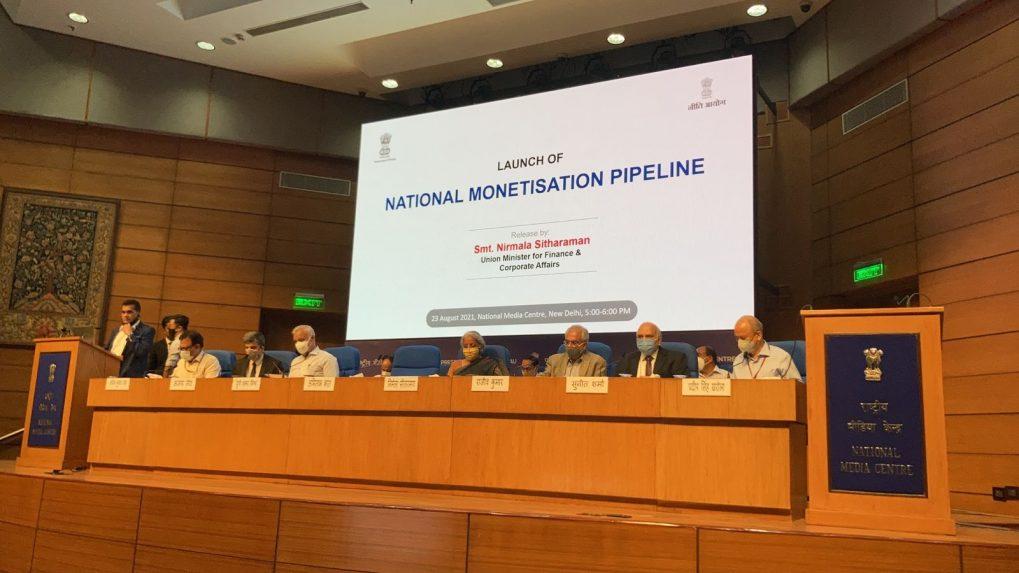 Nirmala Sitharaman launches the National Monetisation Pipeline