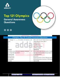 Top 121 OLYMPICS General Awareness Questions – Tamil govt jobs_2.1