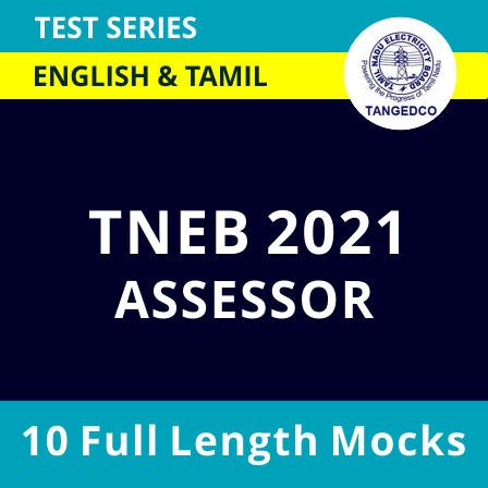 TNEB TANGEDCO Assessor 2021 Online Test Series in Tamil & English_20.1