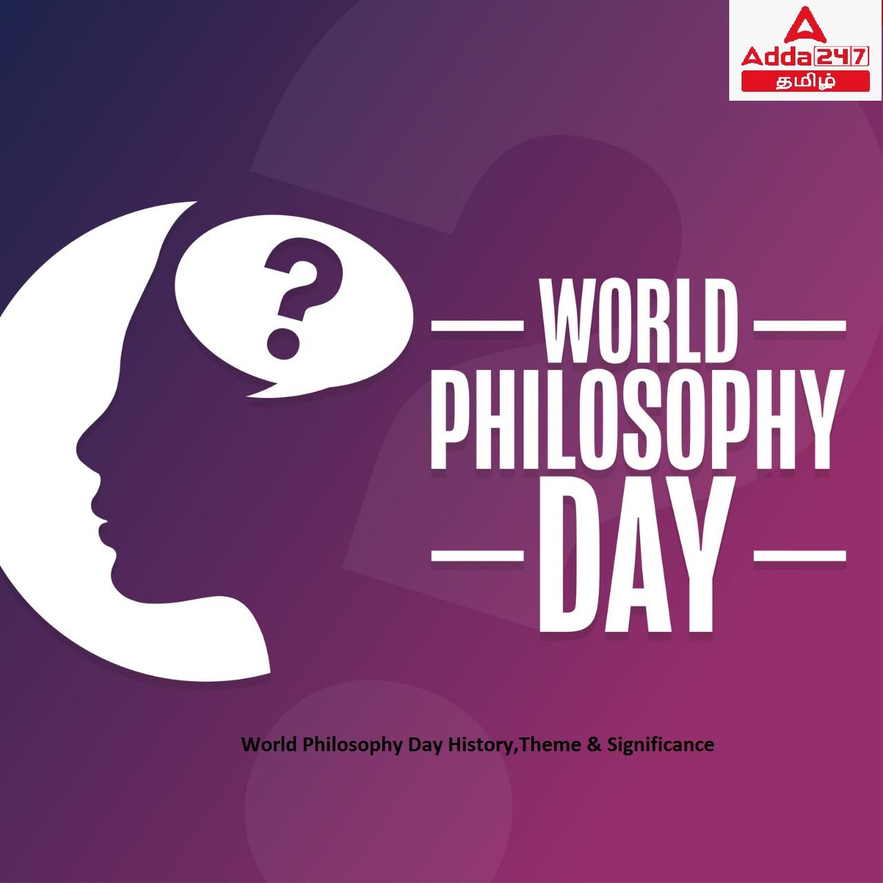World Philosophy day