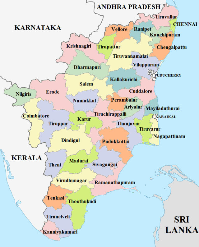 Tamilnadu District List, 38 District in Tamilnadu Name List_40.1