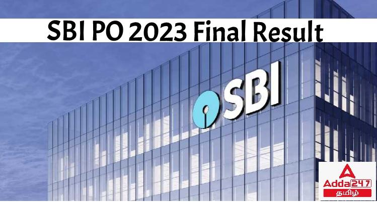 SBI PO Final Result