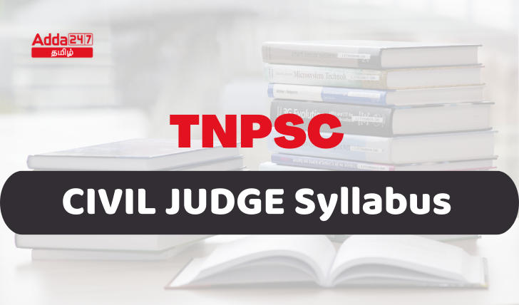 TNPSC CIVIL JUDGE Syllabus