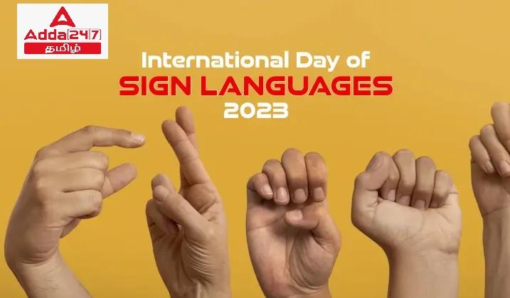 International day of signs