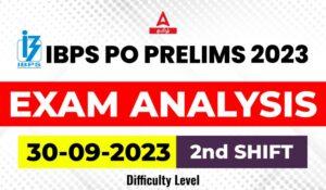 IBPS PO Exam Analysis 2023, 30 September Shift 2