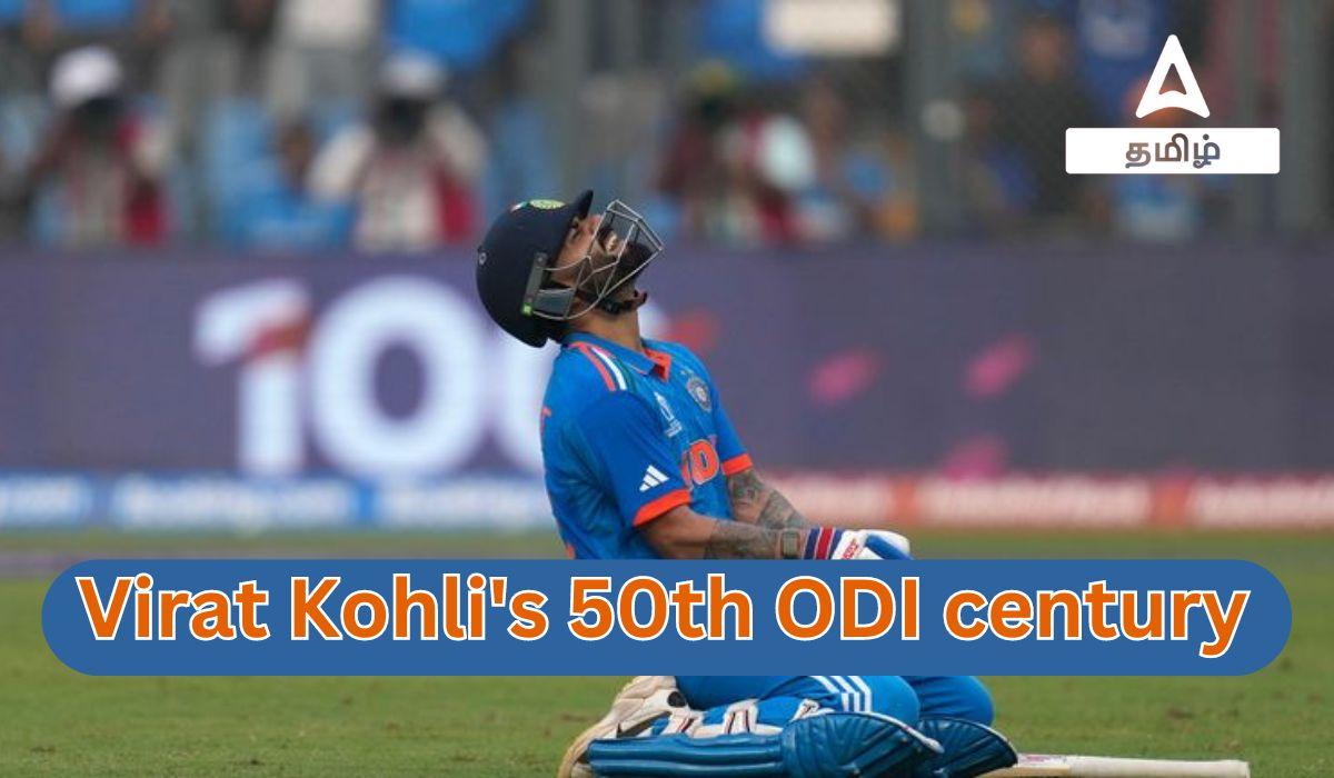 Virat Kohli's 50th ODI century