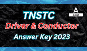 TNSTC Driver & Conductor Answer Key 2023
