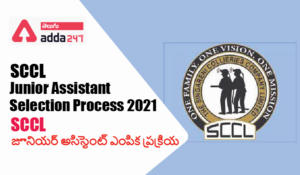 SCCL Junior Assistant Selection Process 202-01