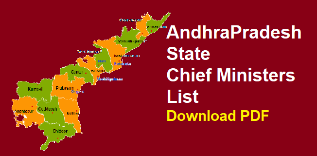 Andhrapradesh chief ministers list