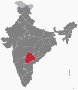 Telangana's presence in India